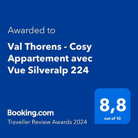 Val Thorens - Cosy Appartement Avec Vue Silveralp 224 外观 照片