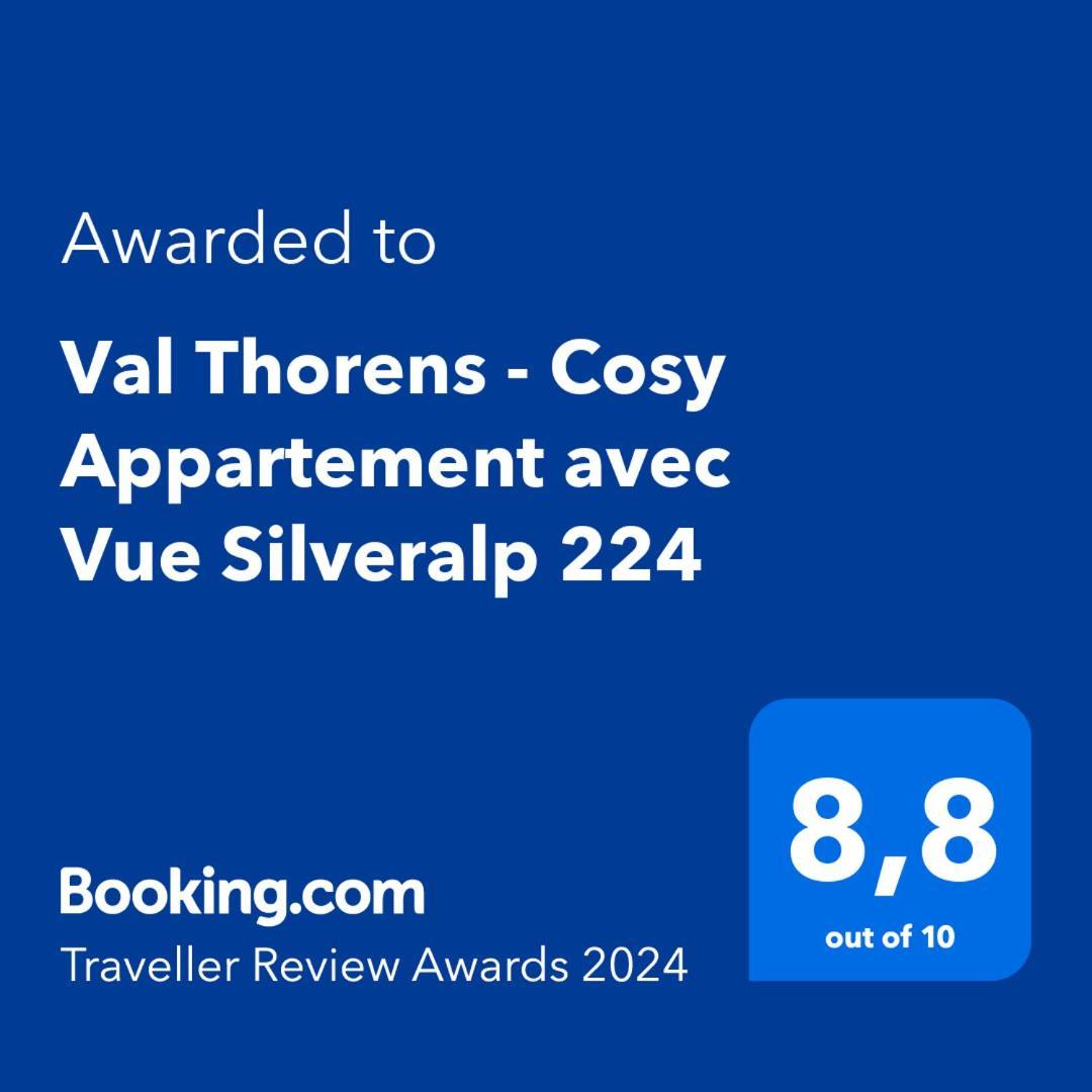 Val Thorens - Cosy Appartement Avec Vue Silveralp 224 外观 照片
